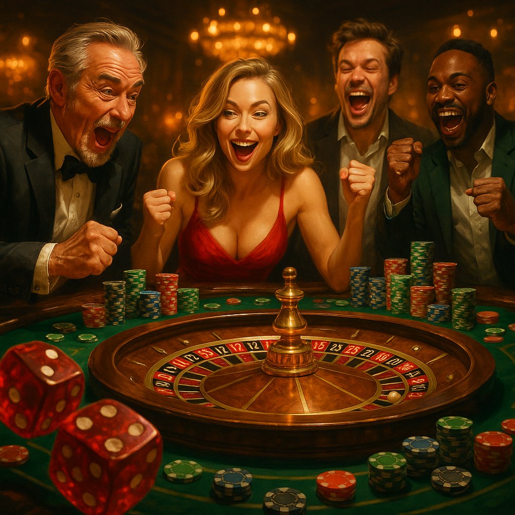 Dealer profesional di studio Lucky Number toto78 berinteraksi dengan pemain melalui kamera langsung